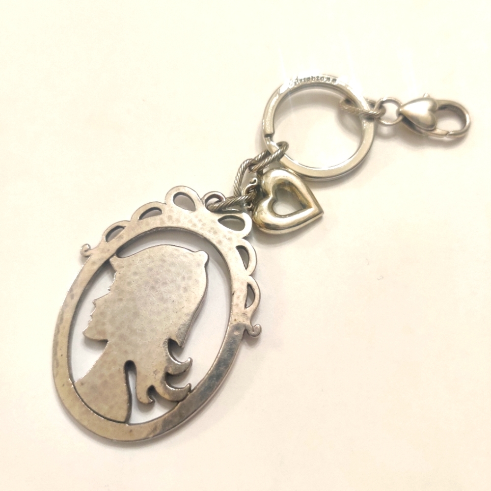 Brighton Girl Silhouette Key Chain